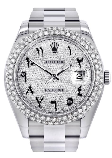 arabic dial diamond rolex